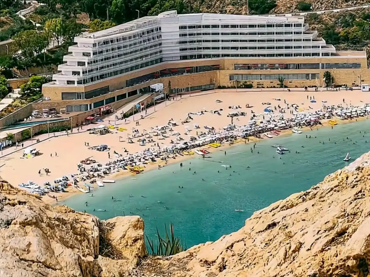 Al Hoceima beach view Morocco Mediterranean coast
