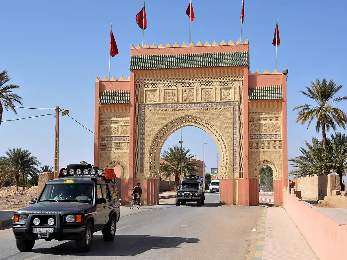 Errachidia Morocco oasis landscape and desert gateway scenery