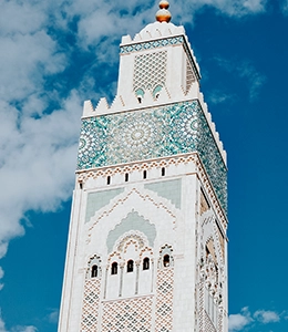 Moroccan landmarks including monuments, medinas, and cultural sites