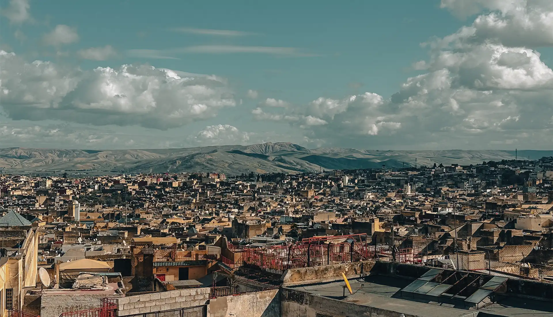 Fes City Rooftop View
