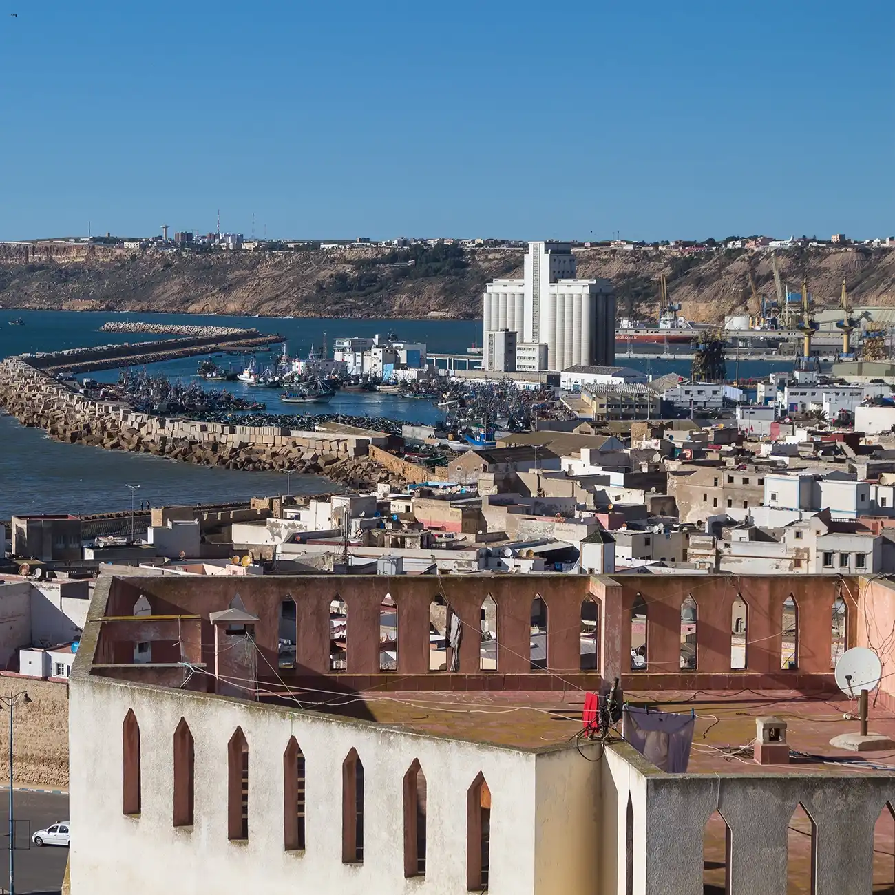 Portuguese Fortress in Safi City overlooking the Atlantic Ocean