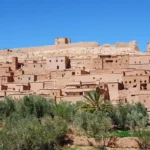 Taourirt Kasbah in Ouarzazate City with traditional earthen architecture.